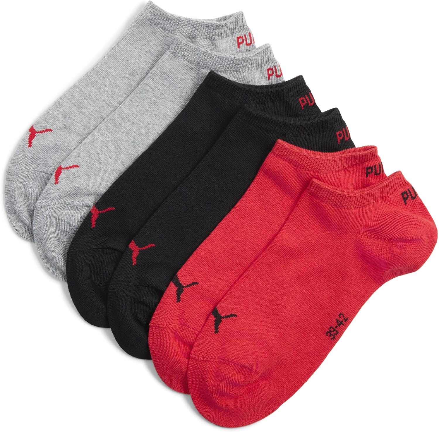 Detalle de PUMA Calzini Pacco da 3 Unisex-Adulto: cotone riciclato, comfort quotidiano