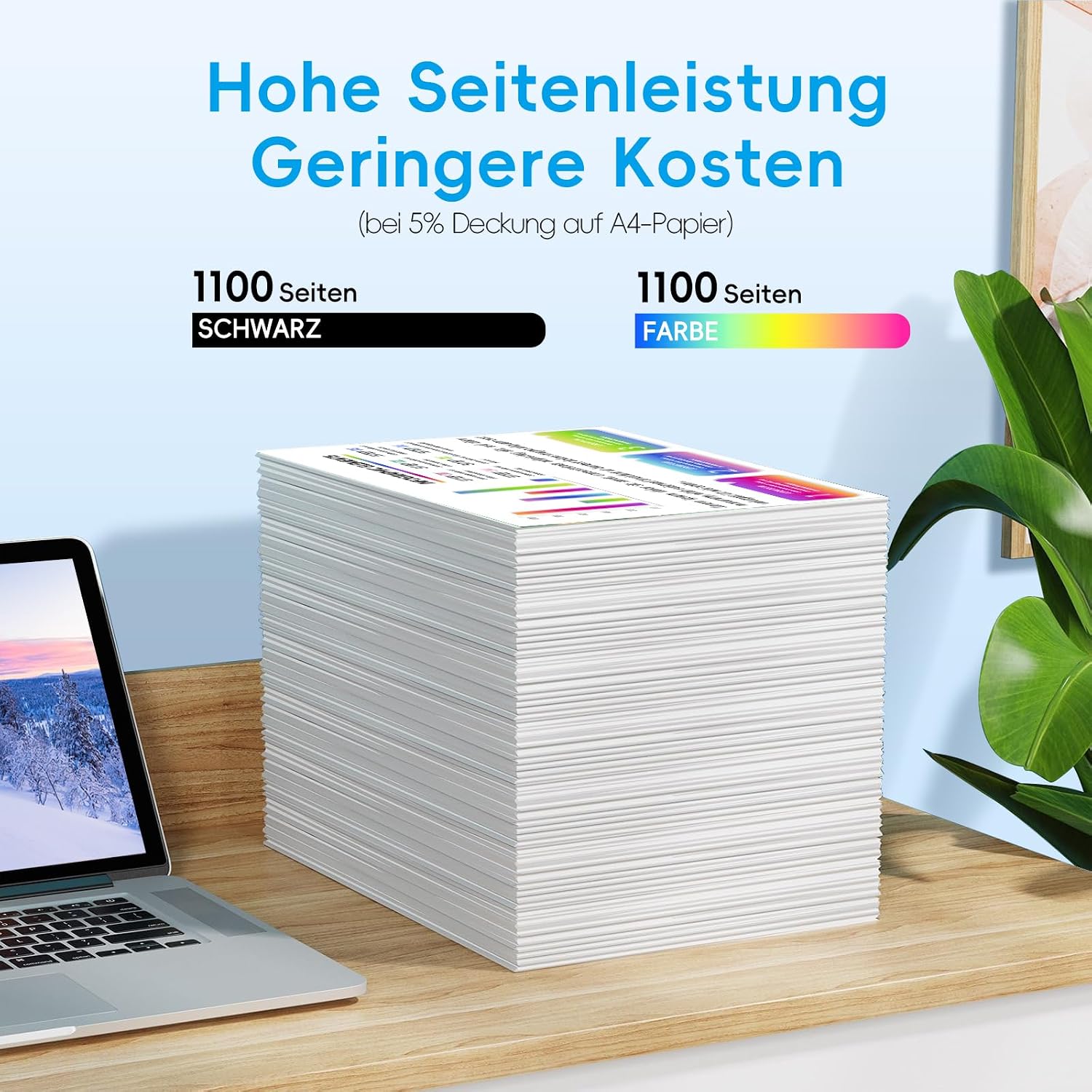 Detalle de Kompatible 405XL Tintenpatronen 10er-Pack für Epson Workforce Pro – 4x Schwarz, 2x Cyan, 2x Magenta, 2x Gelb
