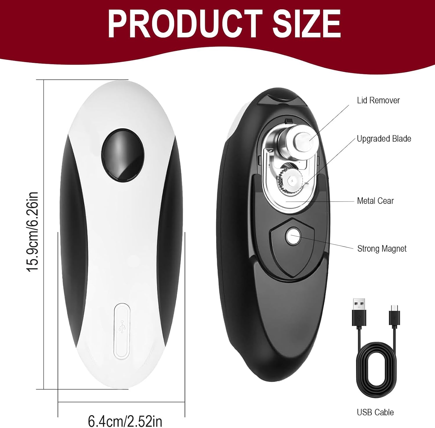 Thumbnail 4 de DOLLGIFT Rechargeable Electric Can Opener