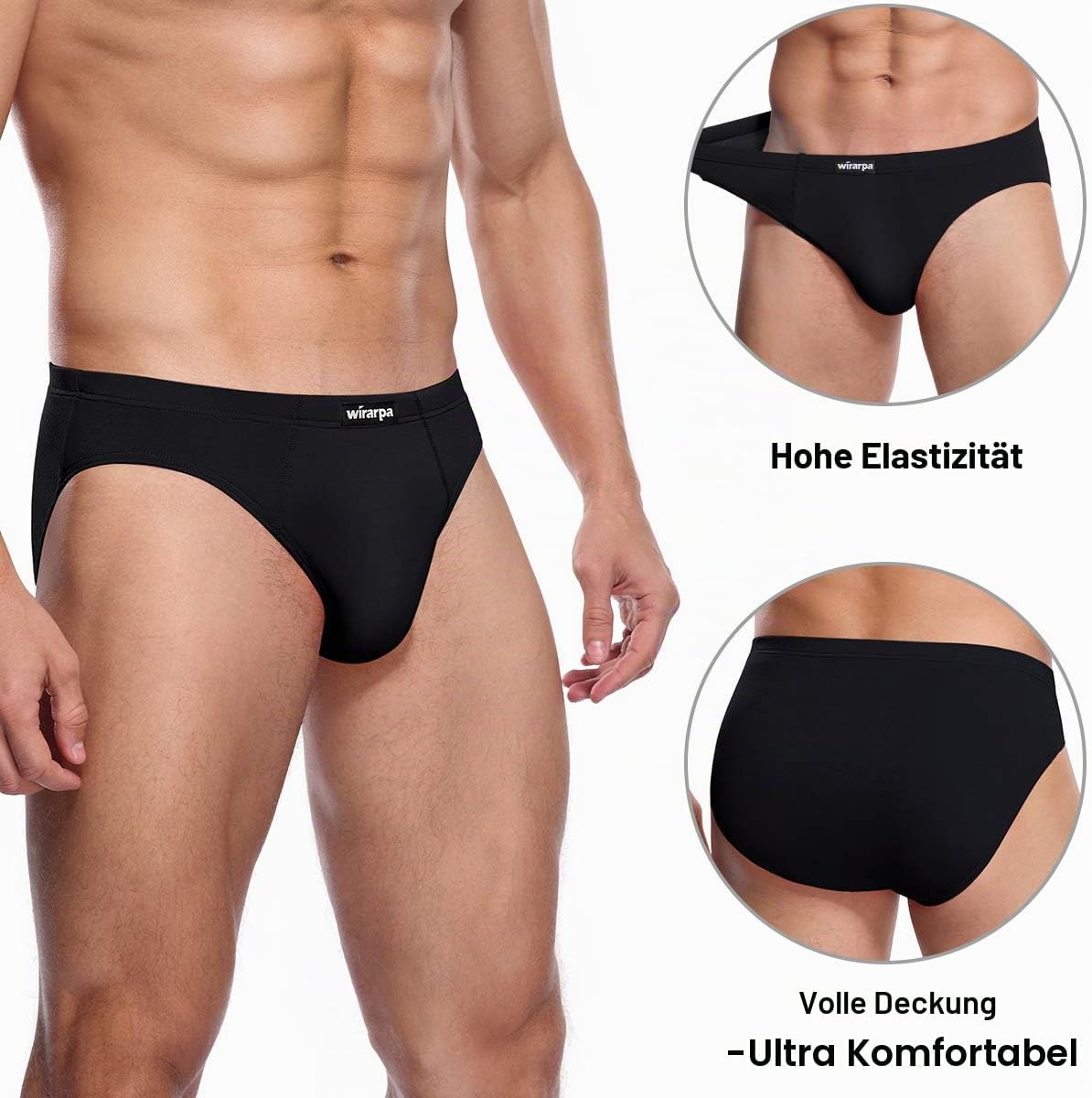 Thumbnail 2 de wirarpa Herren-Slip aus Microfaser (Größe S–XXXL) – bequeme Stretch-Unterwäsche