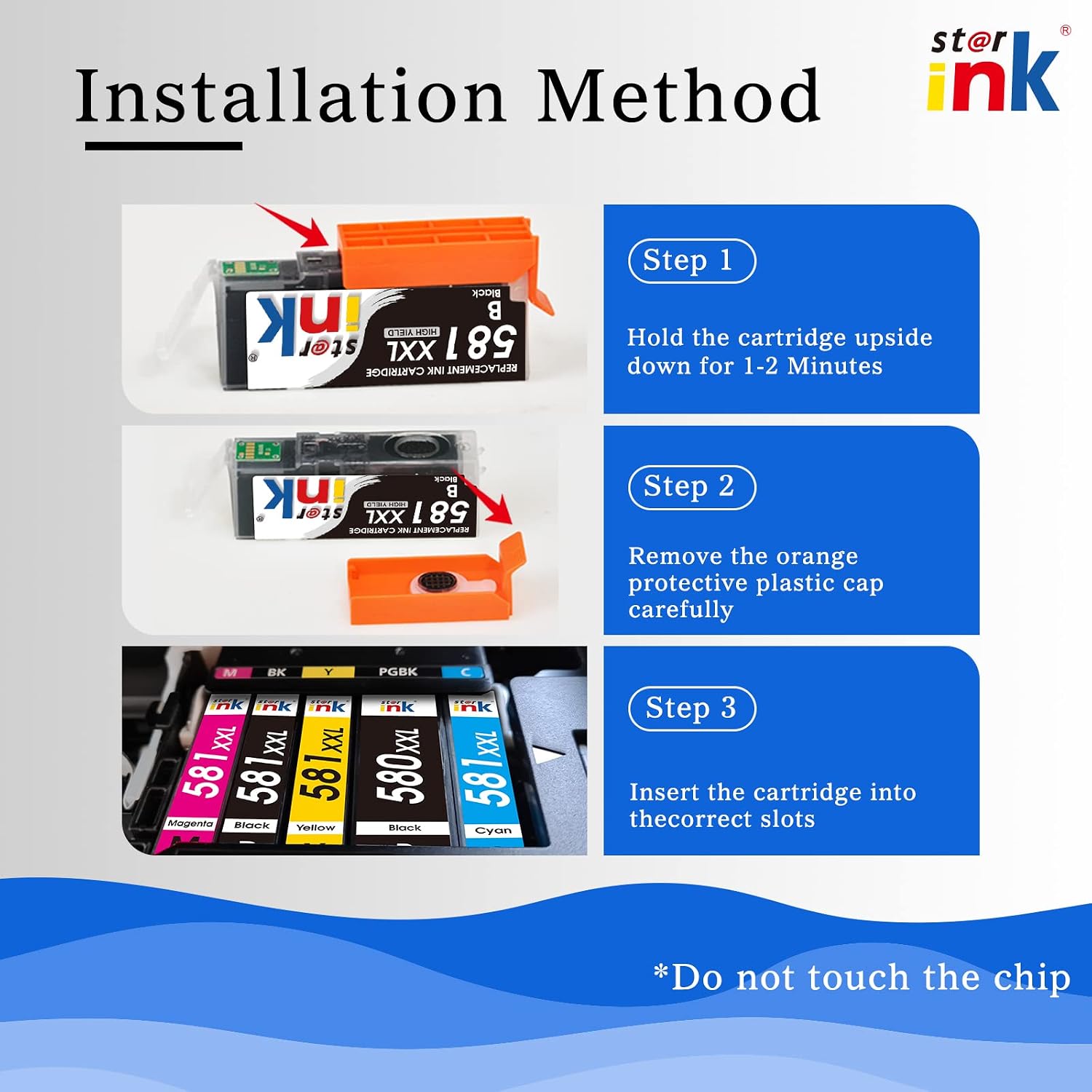 Thumbnail 4 de starink CLI-581XXL Cartuchos de Tinta Compatibles para Canon