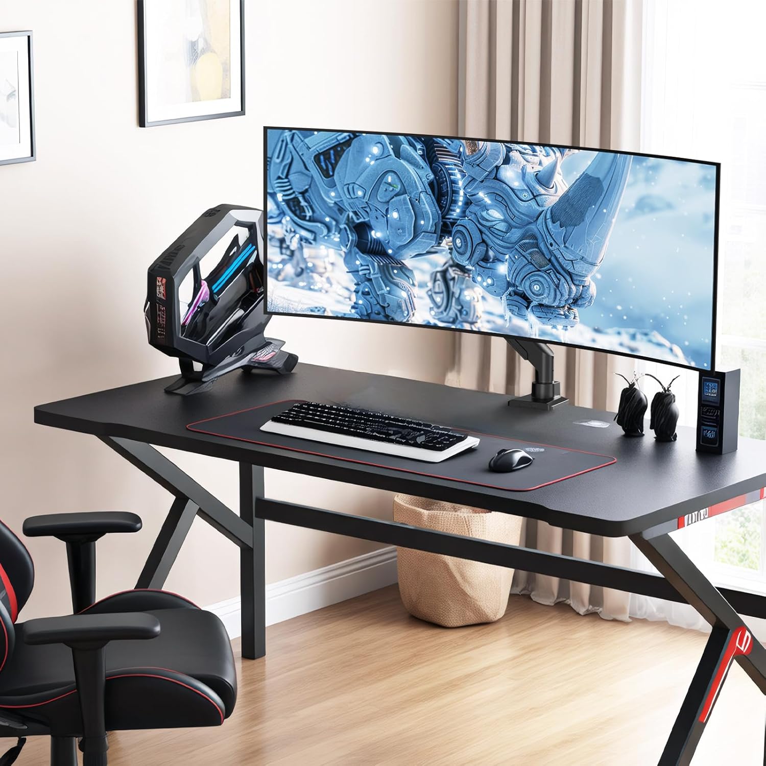 Thumbnail 5 de PUTORSEN Monitorhalterung für 17–49 Zoll (bis 20 kg) mit VESA 75/100 und Gasfeder