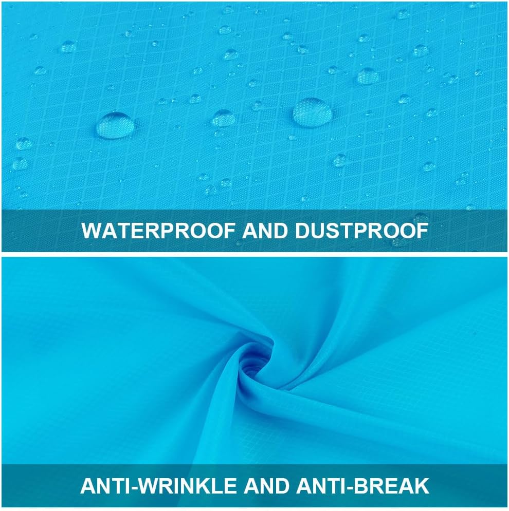Detalle de Ainiv Picnic Blanket, Mini Pocket Beach Mat 200 x 210 cm (5-8 People) – Foldable, Lightweight Waterproof Sand Free
