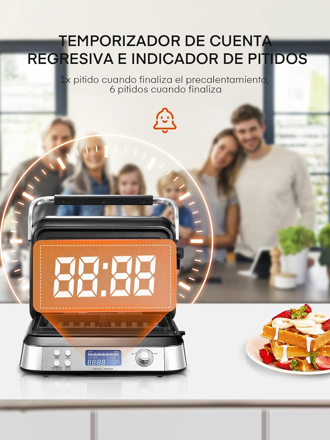 Thumbnail 5 de Gofrera Belga 1600 W Double Inteligent Pro 🍽