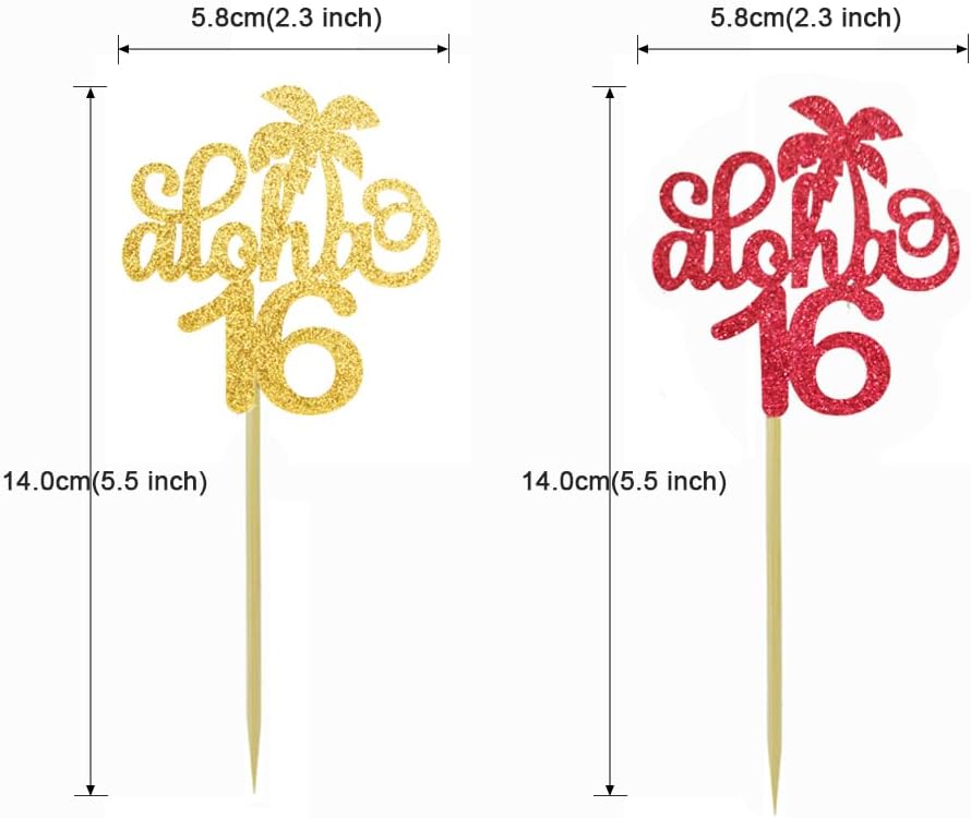 Detalle de Morndew Cupcake Toppers, 24-Piece Set