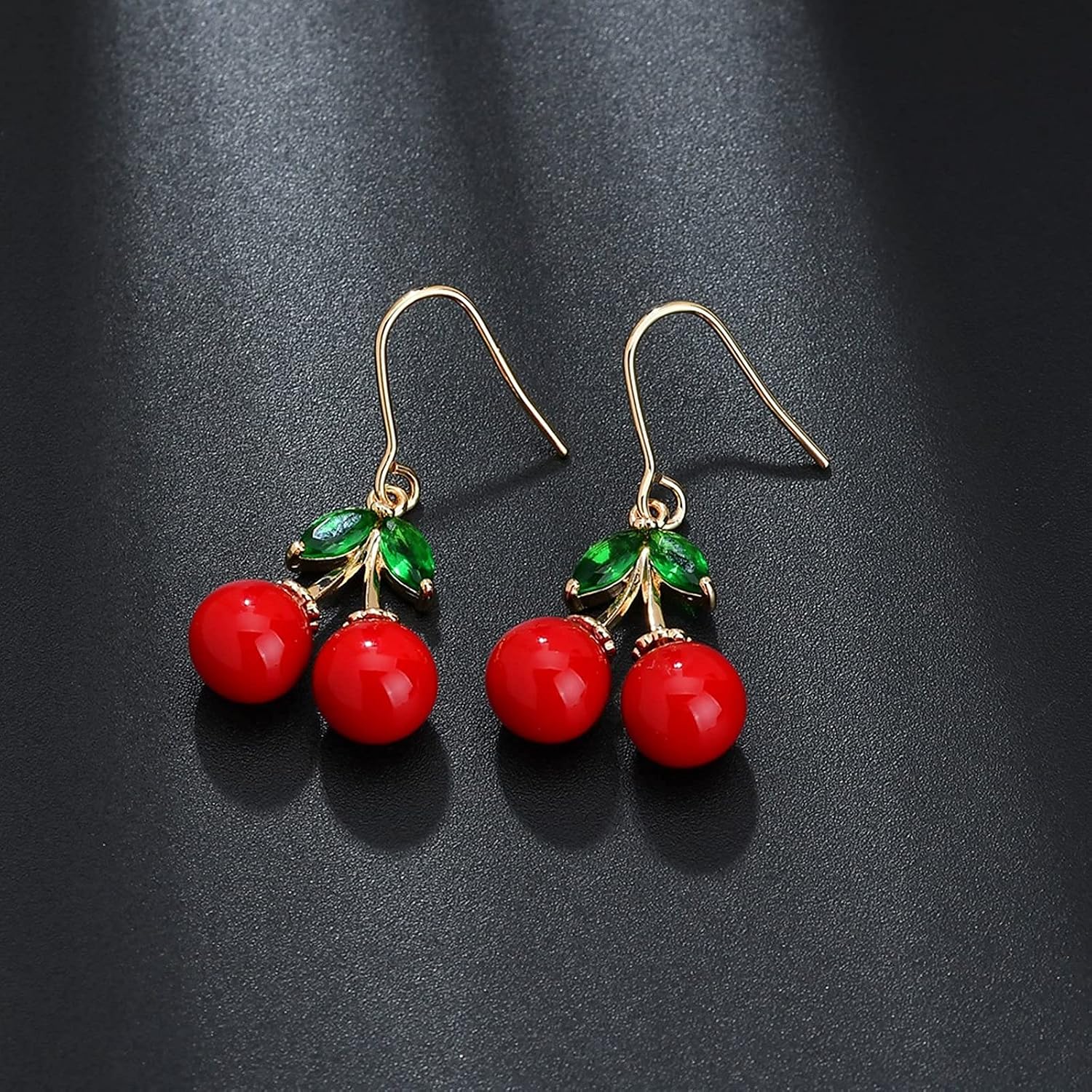 Thumbnail 2 de VONSSY Gemstone Cherry Drop Earrings 2.00ct