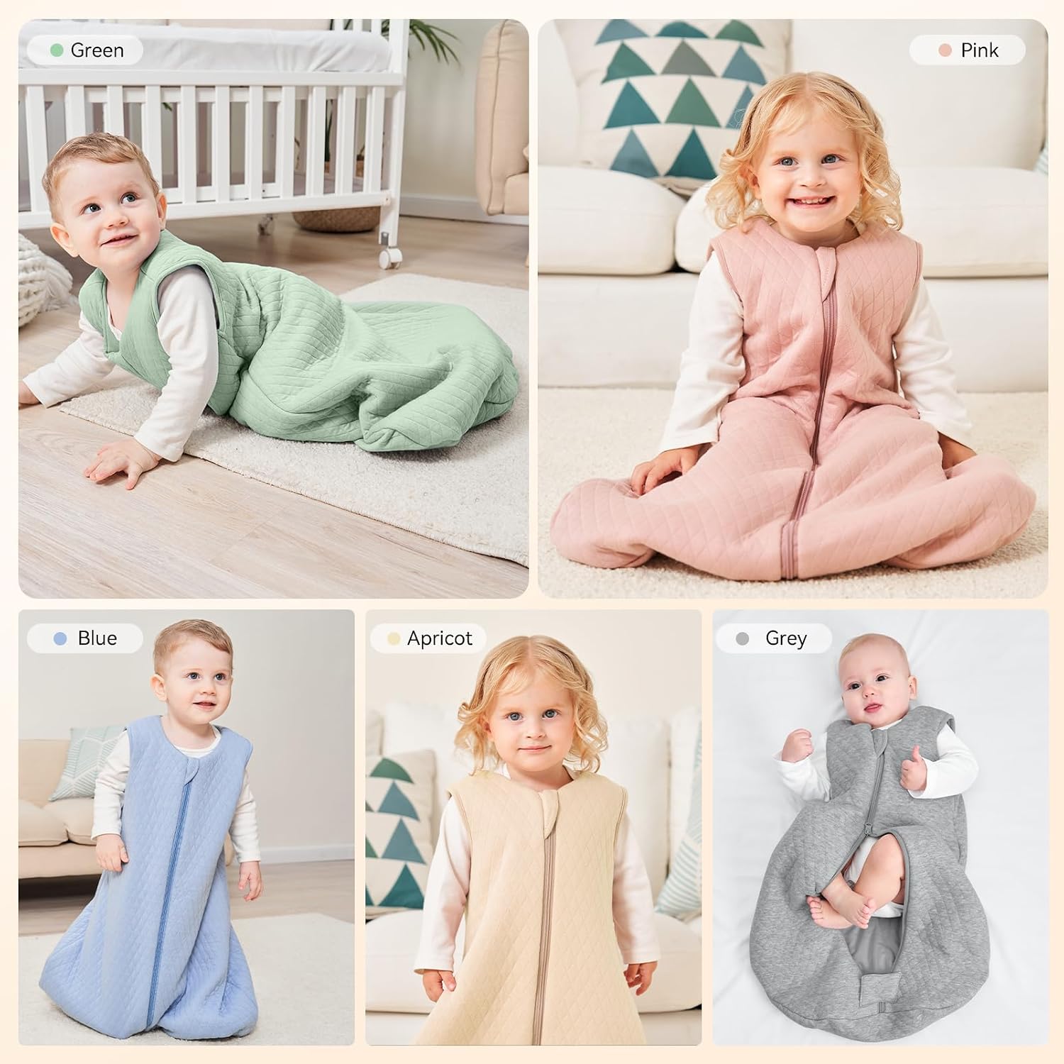 Thumbnail 5 de Yoofoss Schlafsack 2,5 Tog für Neugeborene