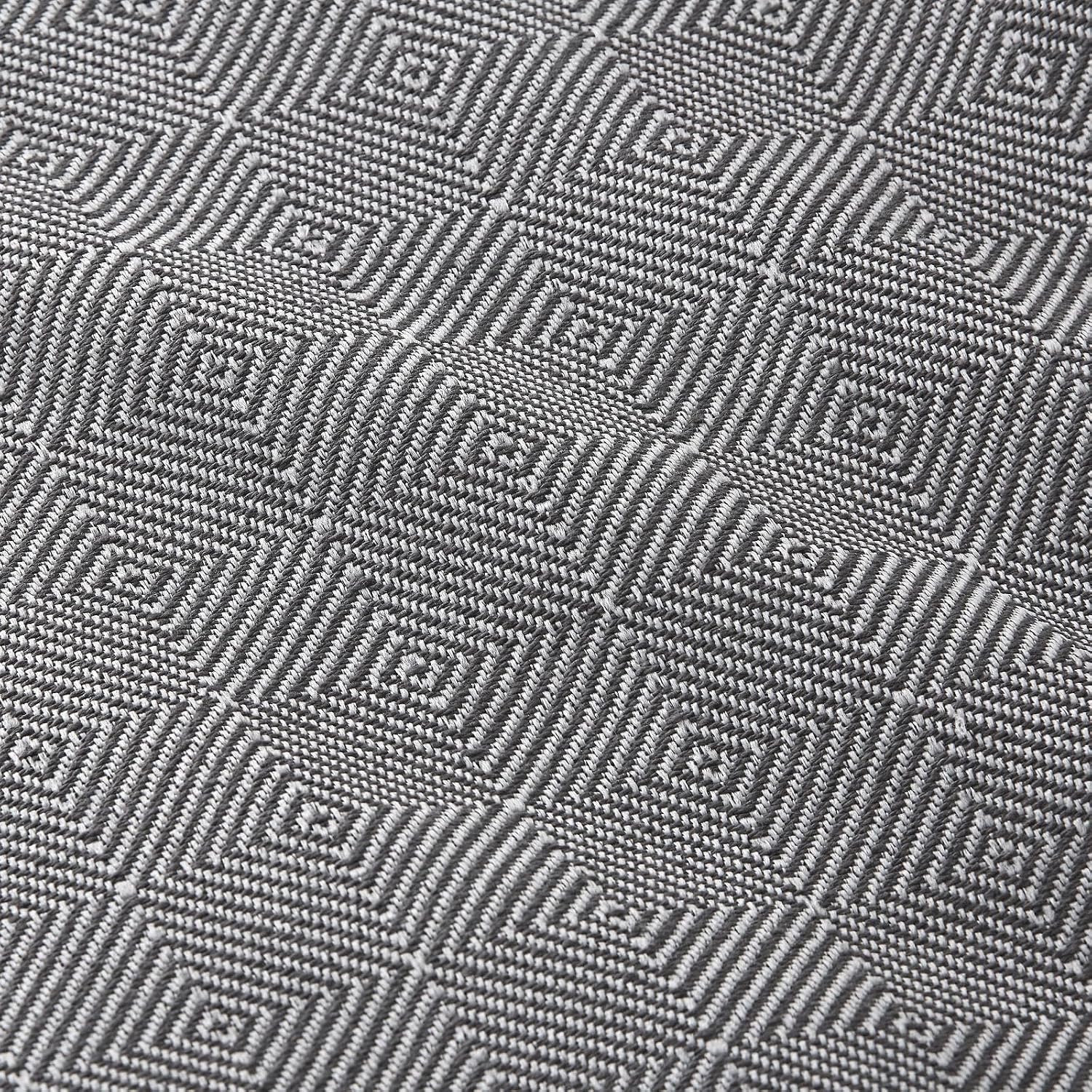 Detalle 2 de Textilhome Copridivano e Copriletto Dante 130x180 cm – Telo Arredo Multiuso in Grigio Scuro, OEKO-TEX