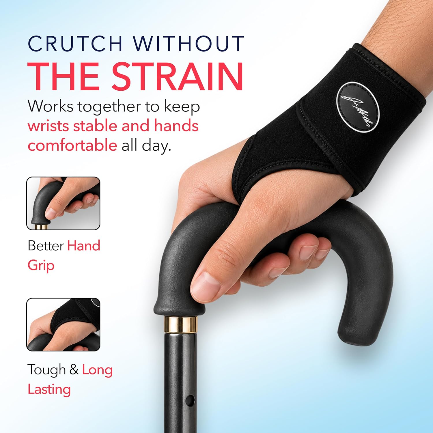 Thumbnail 1 de Doctor Developed Wrist Supports – Small, Carpal Tunnel & Wrist Injury Brace with Strap & Handbook