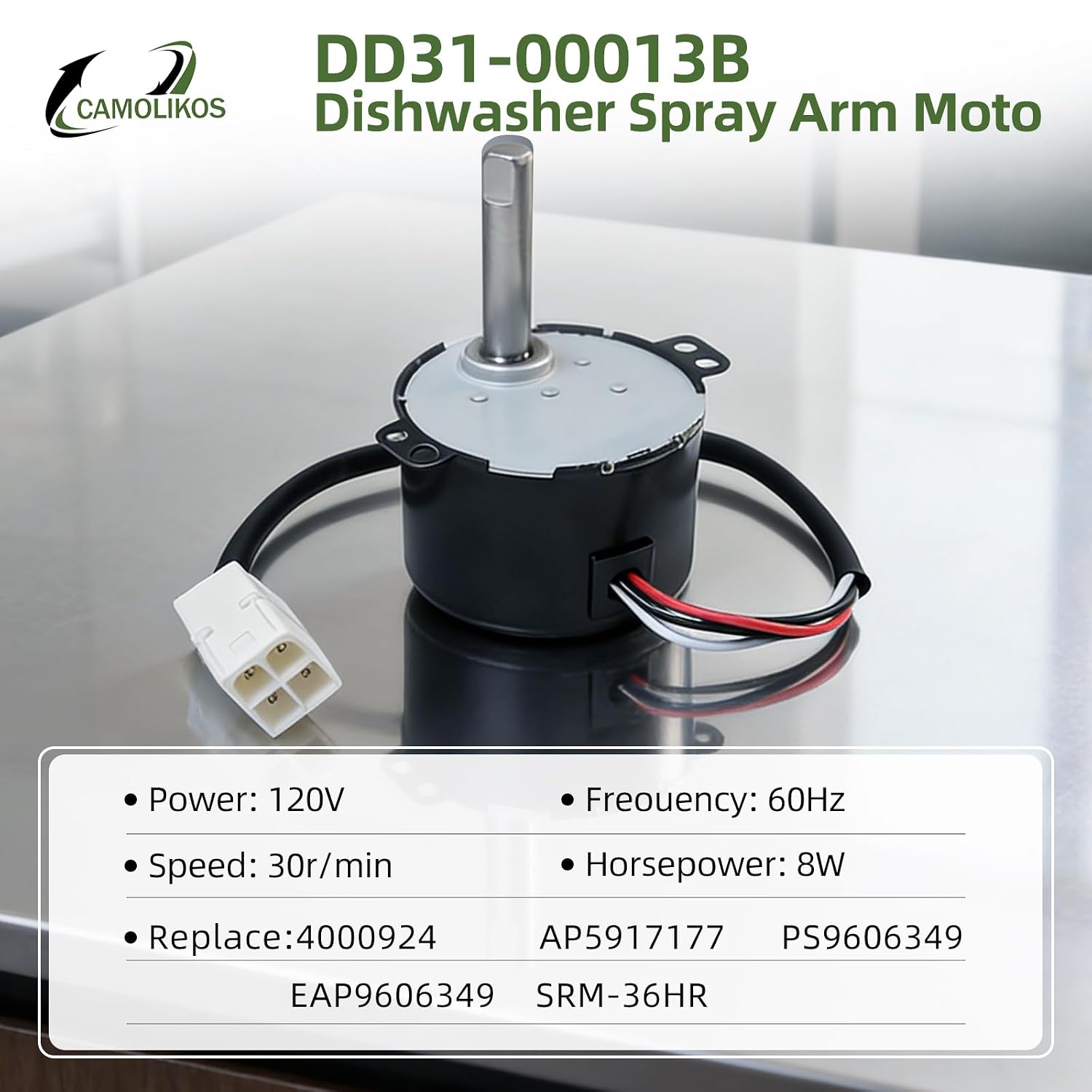 Detalle 2 de DD31-00013B Dishwasher Spray Arm Motor