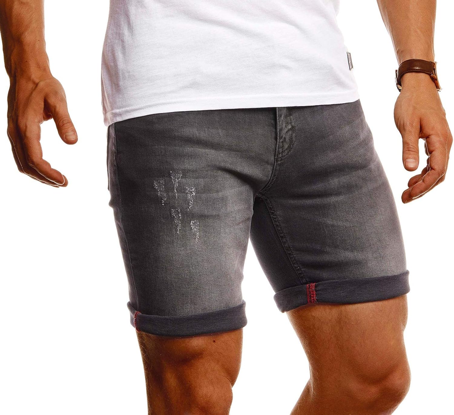 Thumbnail 1 de Leif Nelson LN1397 Short jean homme court