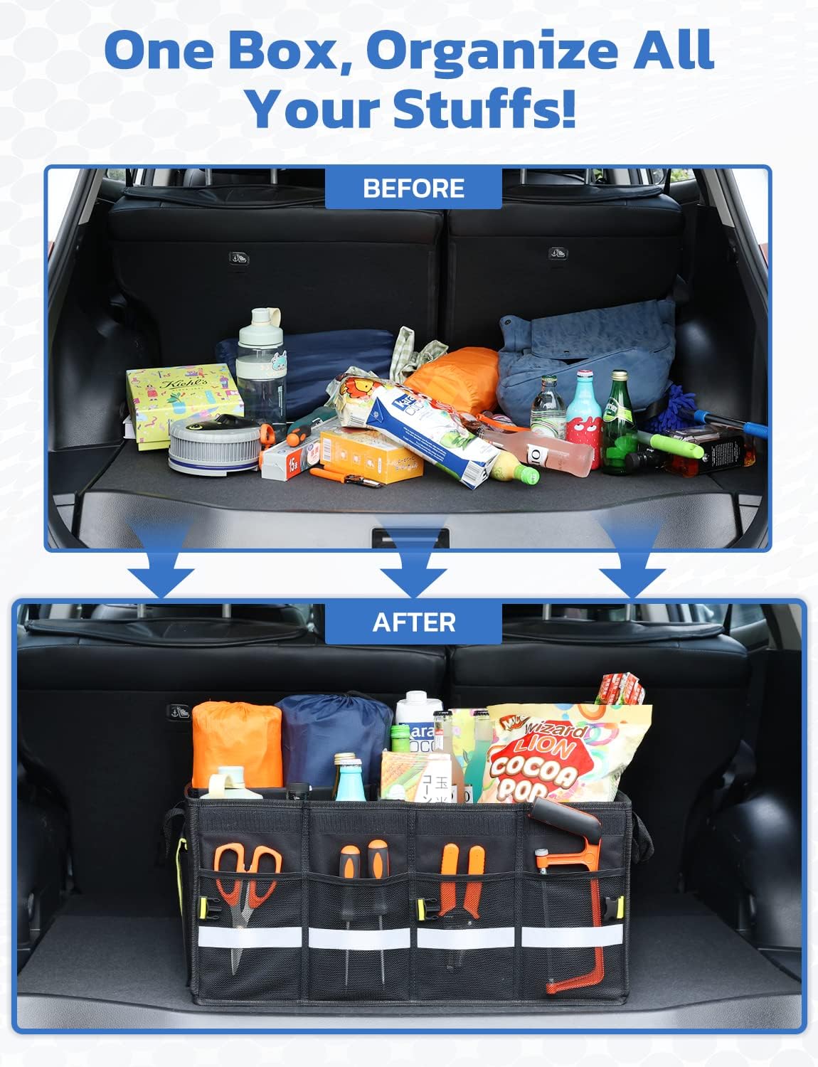 Thumbnail 5 de Oasser E3A Car Boot Organiser 60L