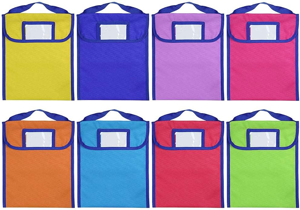 Thumbnail 1 de ABCKEY Classroom Homework Pouches, Set of 8