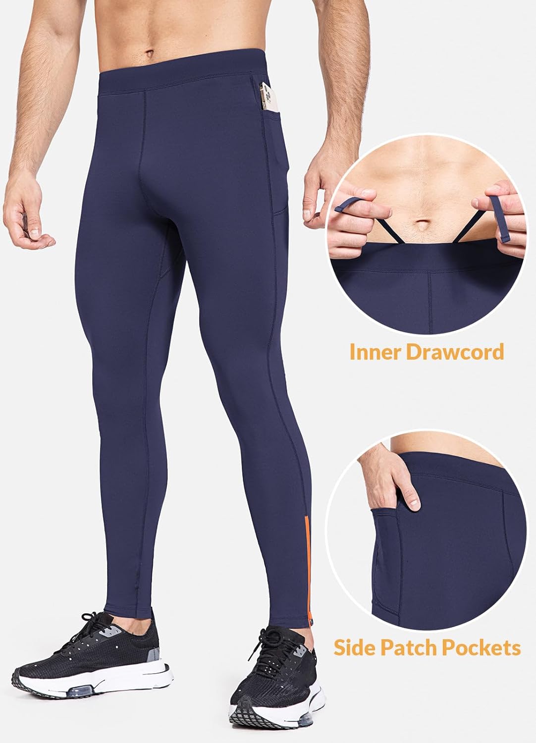 Thumbnail 3 de baleaf Men’s Thermal Running Leggings with Pockets 🏃
