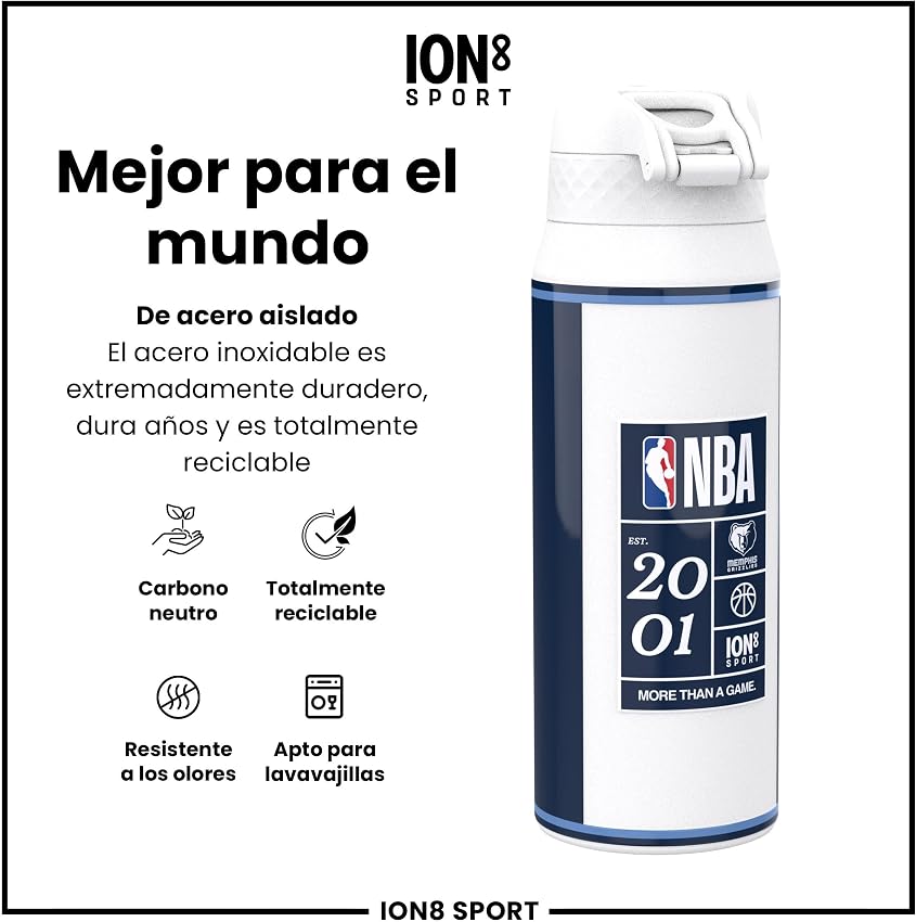 Thumbnail 4 de ion8 NBA Memphis Grizzlies Botella térmica 750 ml