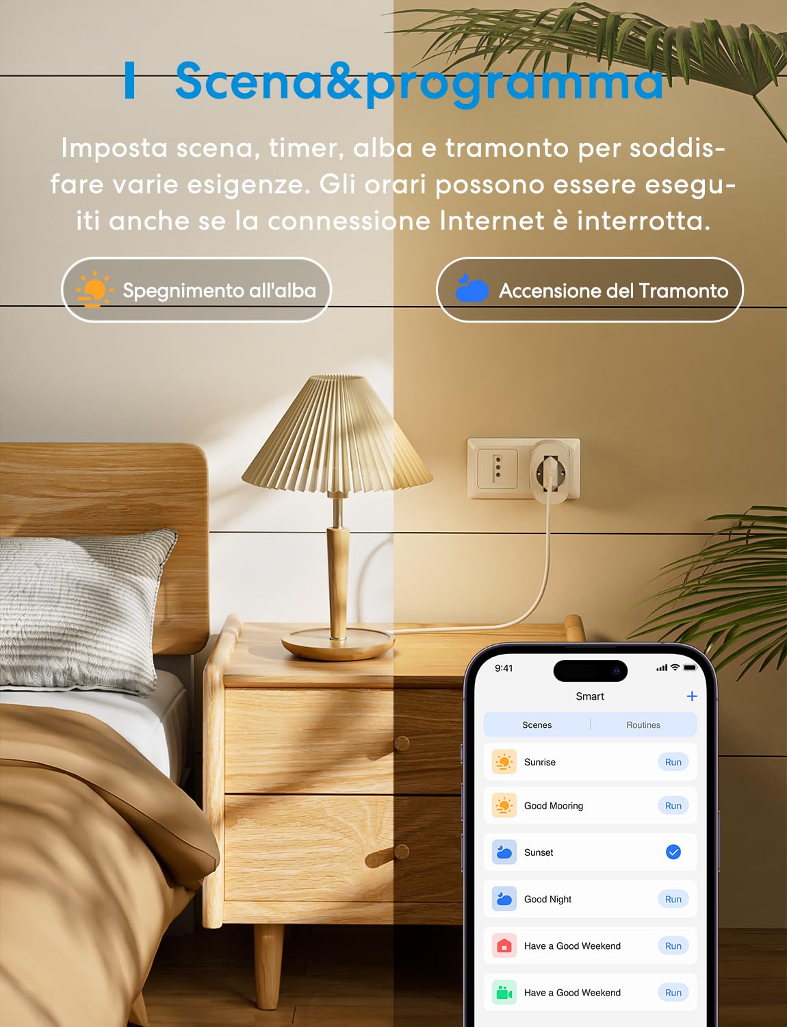 Thumbnail 4 de Meross Presa Smart Italiana WiFi 16A (Type C/F/L) con Monitoraggio Consumi