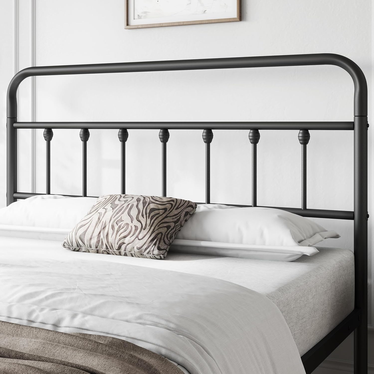 Detalle de Yaheetech Metal Platform Bed Frame Queen