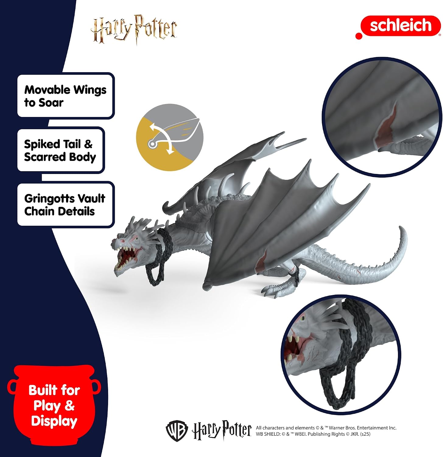 Detalle 2 de Schleich 13995 Ukrainian Ironbelly 30 cm