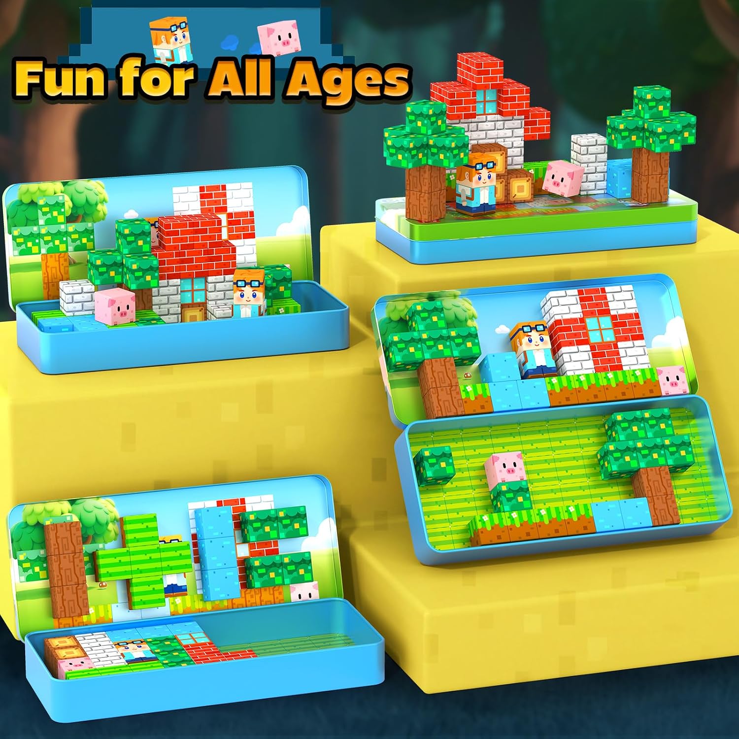 Thumbnail 4 de Magnetic Blocks Travel Set 3+
