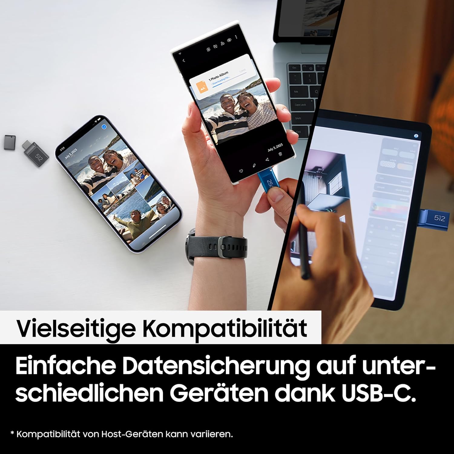 Thumbnail 3 de Samsung USB-Stick MUF-512DA4/APC (USB-C, 512 GB) mit bis zu 400 MB/s Lesen
