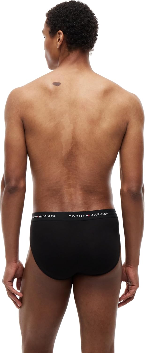 Thumbnail 1 de Tommy Hilfiger Herren 3er Pack Unterhosen Hip Briefs mit Logobund