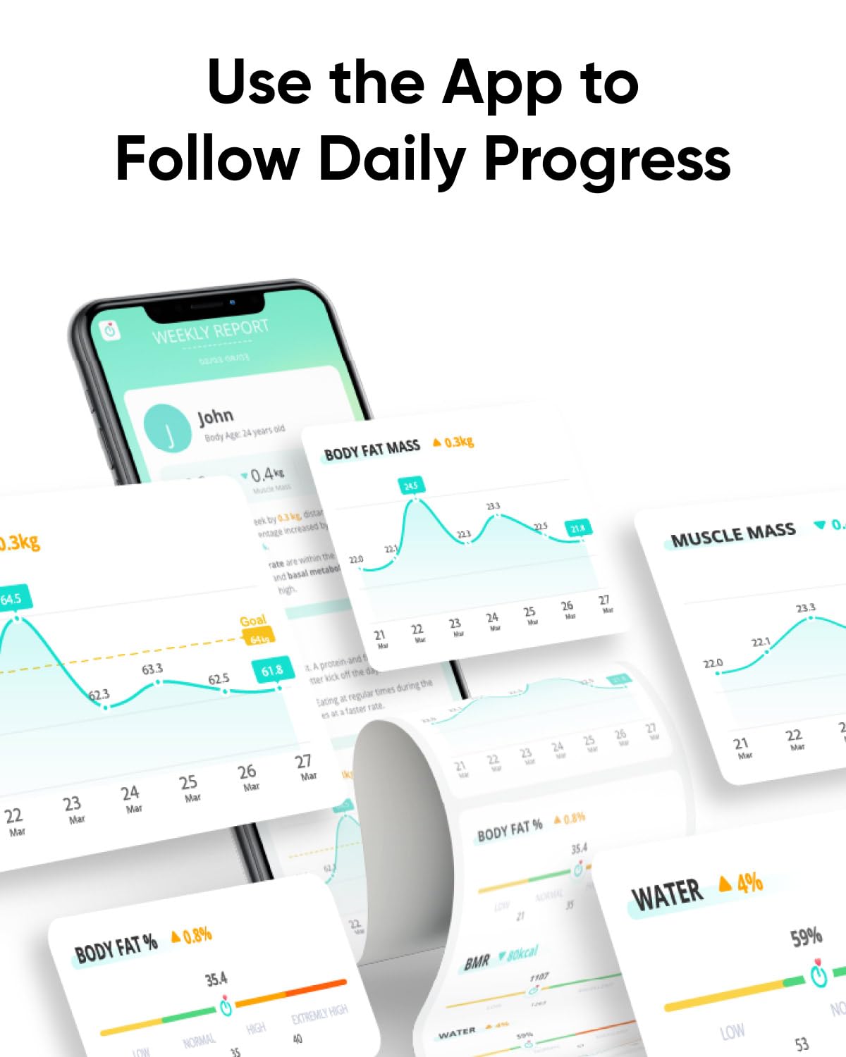 Thumbnail 5 de eufy Smart Scale A1 — Body composition 12 measurements ⚖