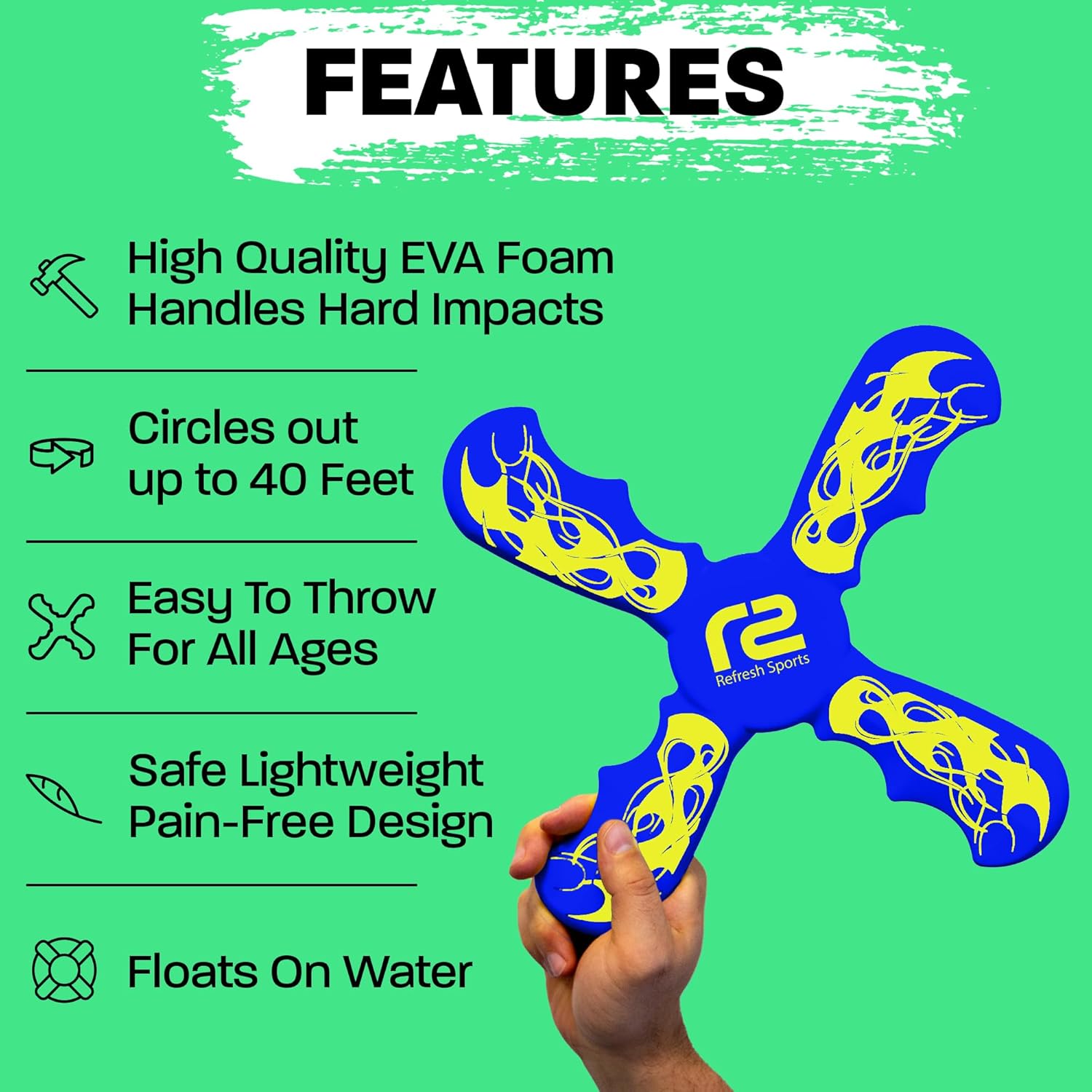 Detalle 2 de Refresh Sports Fun Boomerang for Kids