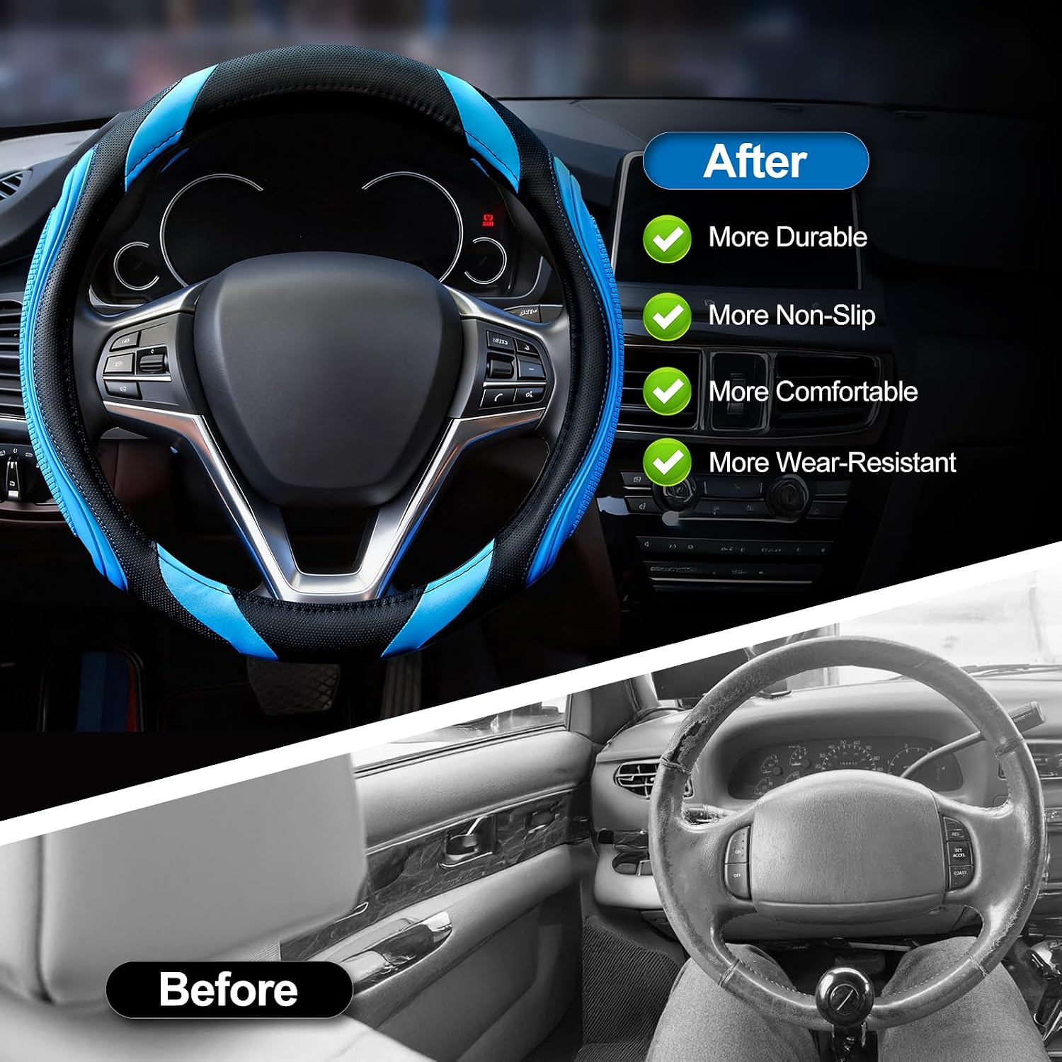 Detalle de Sportage Universal Steering Wheel Cover 37cm–38cm