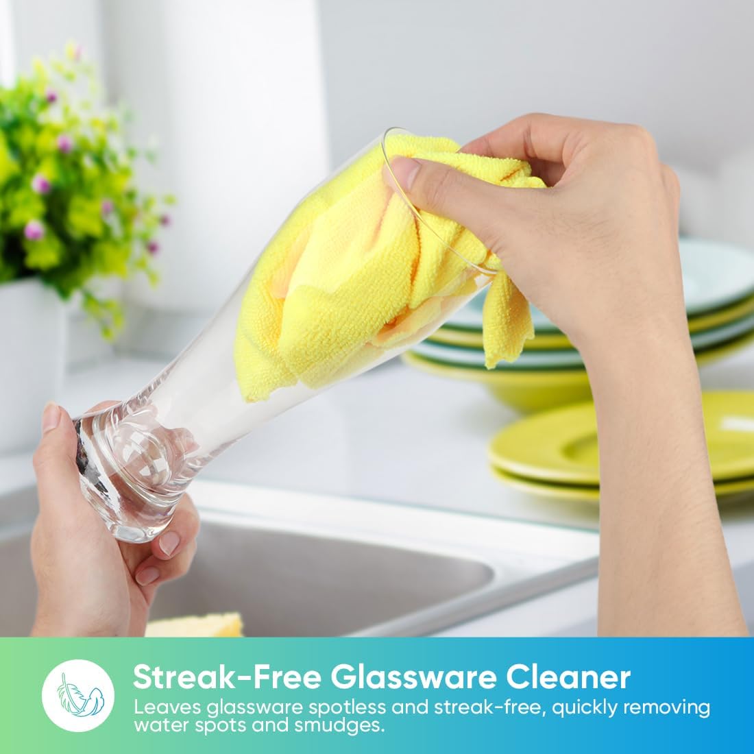 Detalle 2 de HOMEXCEL microfibre cleaning cloths 30 x 30 cm
