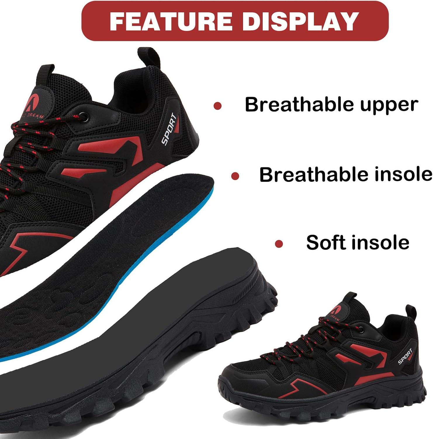 Thumbnail 3 de Mufanton Scarpe da Trekking Uomo: versatile e resistenti per escursioni, trail e urbano