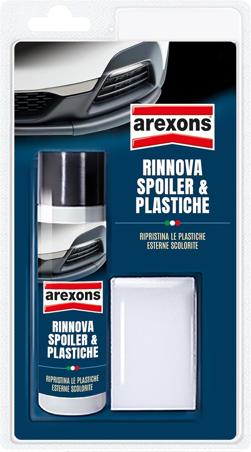 Detalle de Rinnova spoiler nero blister 125ml di Arexons: rinnova e protegge le plastiche esterne