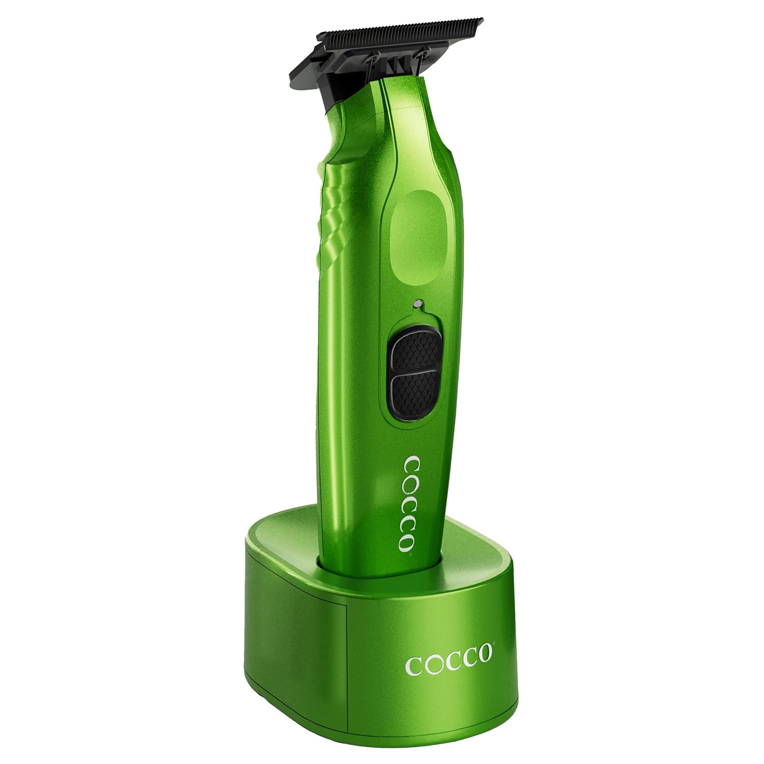 Detalle de Cocco Hyper Veloce Pro CHVPT-Green Trimmer, Graphene T-Blade, Cordless BLDC Motor