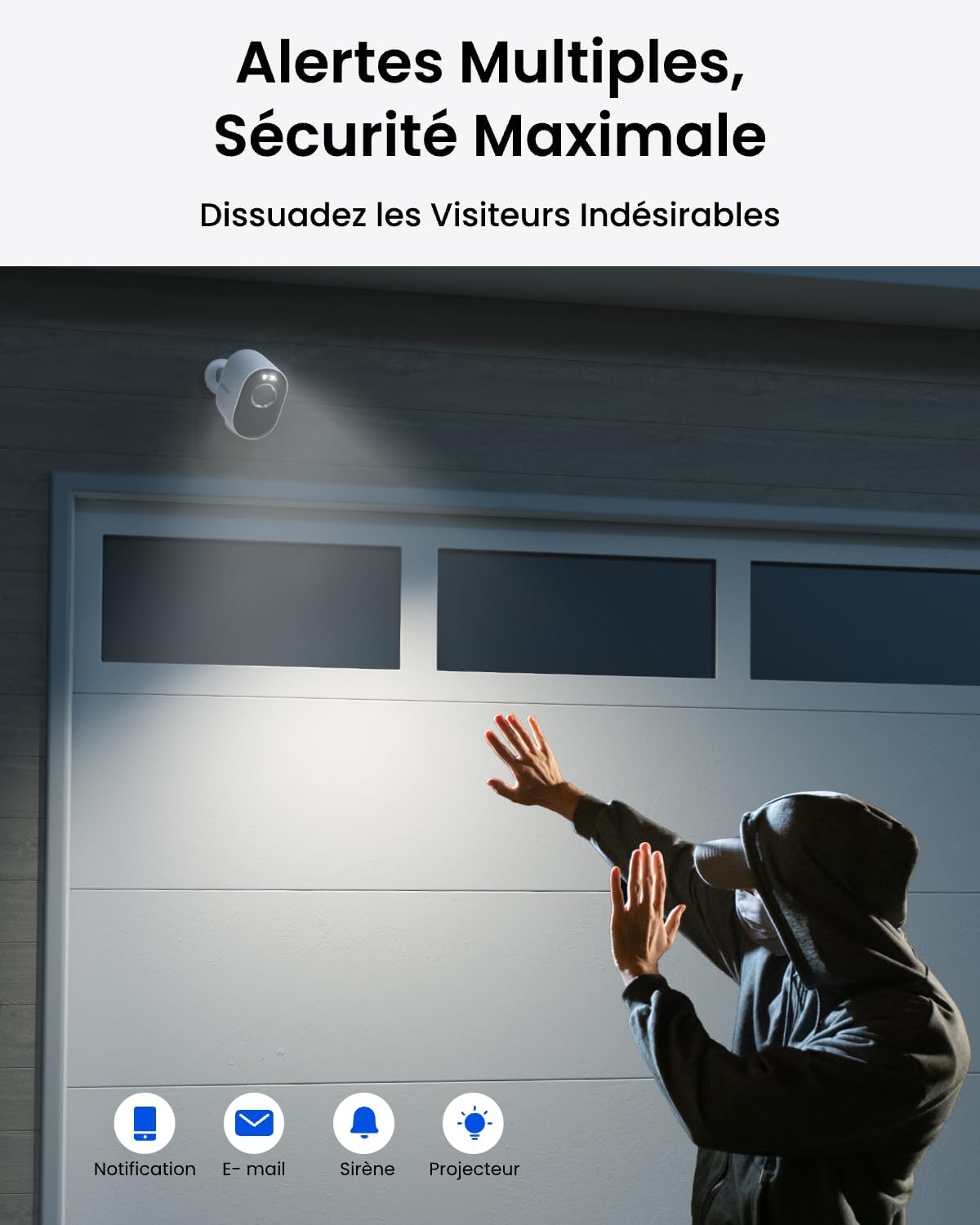 Thumbnail 6 de Reolink 5MP Caméra Solaire WiFi Extérieur sans fil avec vision nuit couleur, IA et Home Hub Mini+4X Argus 3 Pro