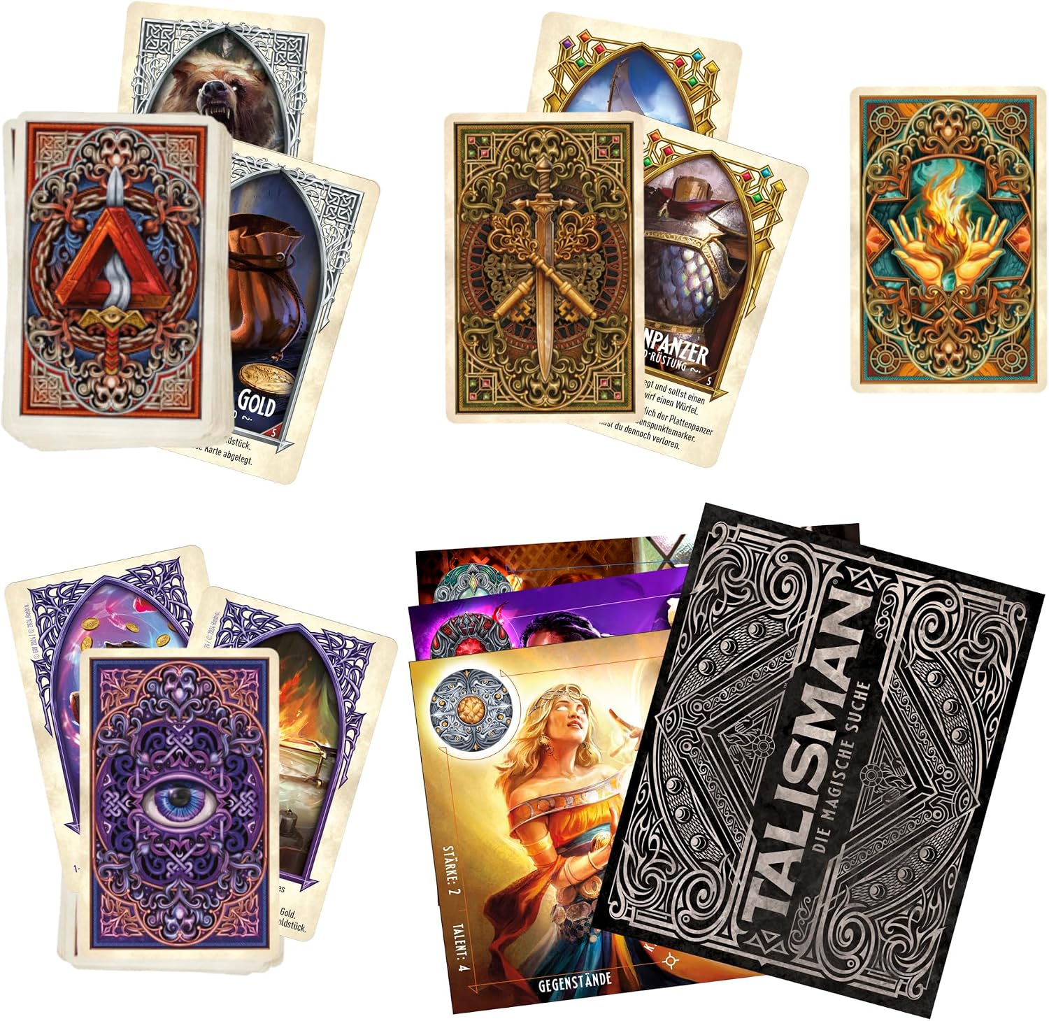 Detalle 2 de Talisman: Die magische Quest Brettspiel, 5. Auflage (Deutsche Version)
