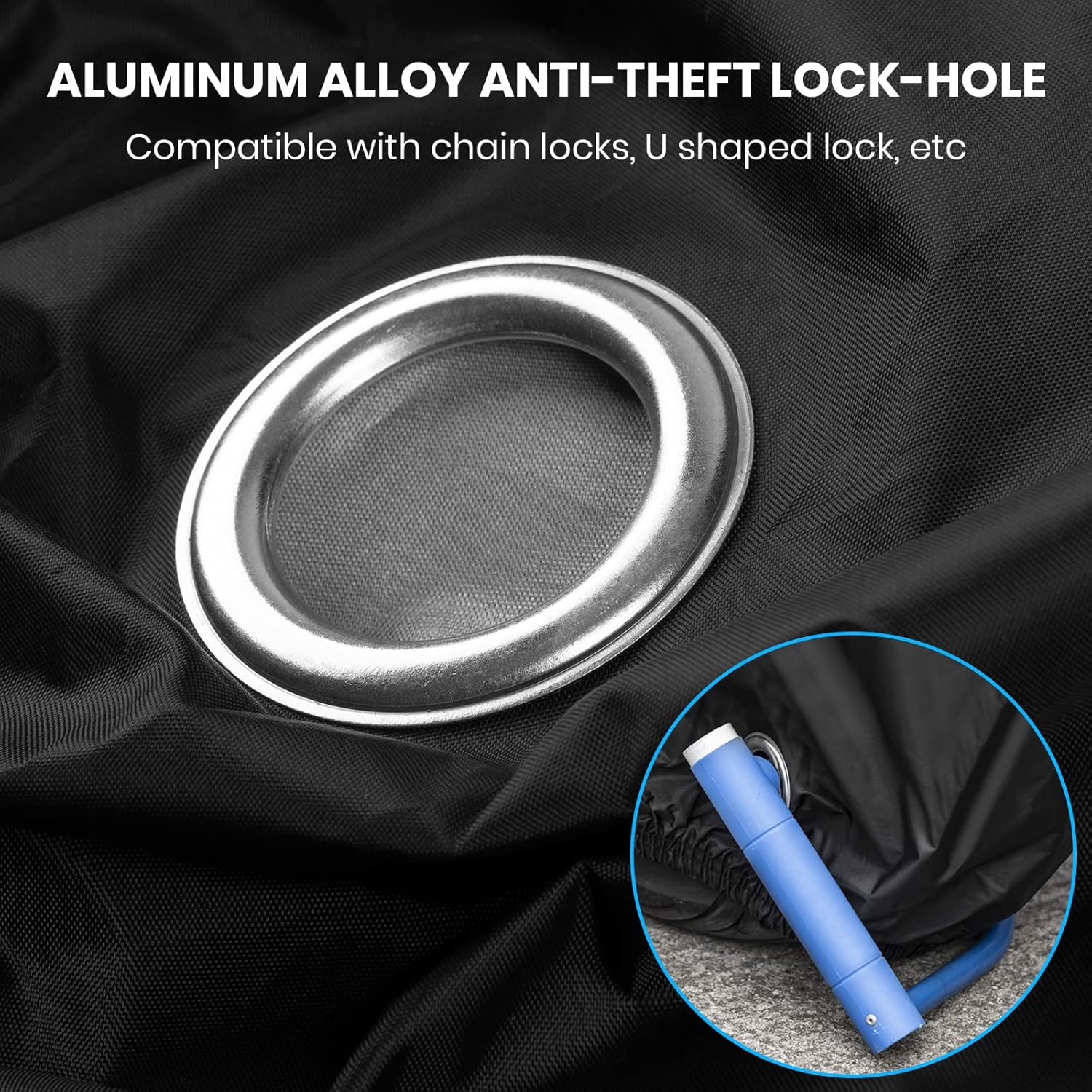 Thumbnail 2 de Favoto Housse de Vélo 2-3 Vélos – Protection Oxford 210D, 200x105x110cm, Noir
