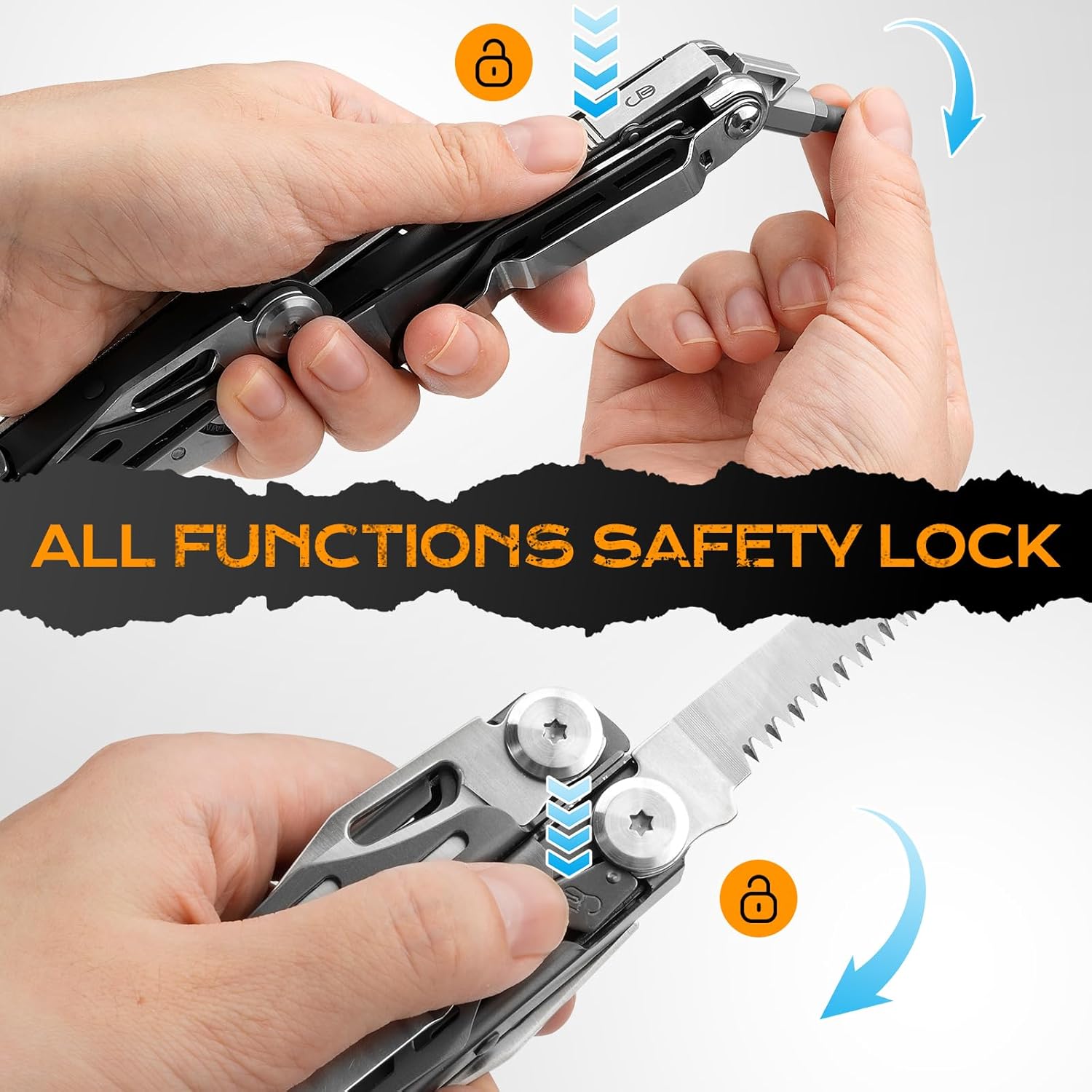 Thumbnail 6 de BIBURY Multitool 19‑in‑1 Edelstahl