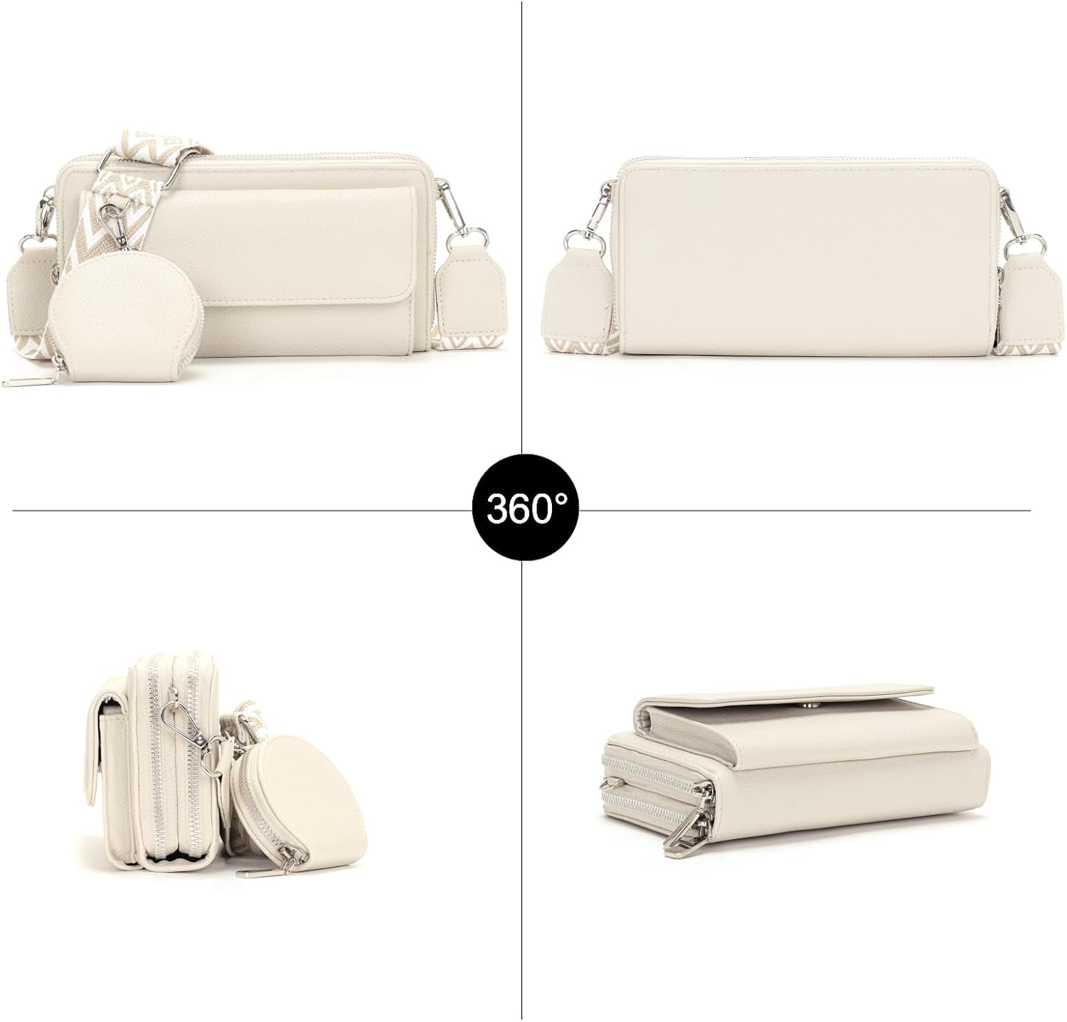 Detalle de Snmoec Handytasche zum Umhängen – Kleine Damen Crossbody mit Kartensteckplatz