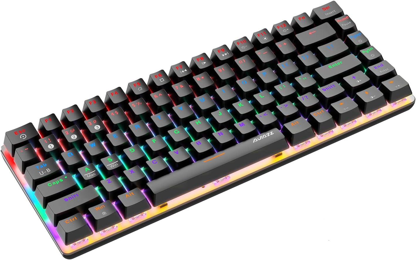 Detalle de Bluetooth Mechanische Tastatur AK33 82 Tasten