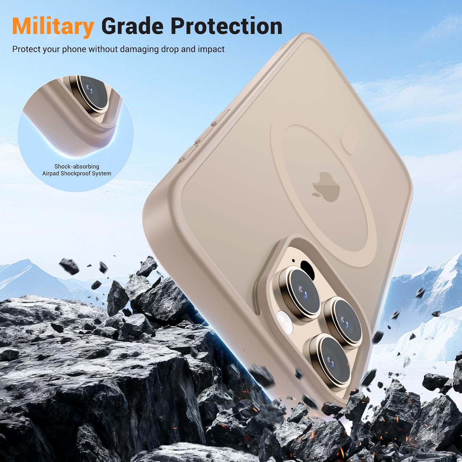 Thumbnail 4 de vnnink iPhone 16 Pro Max Magnetic Matte Case