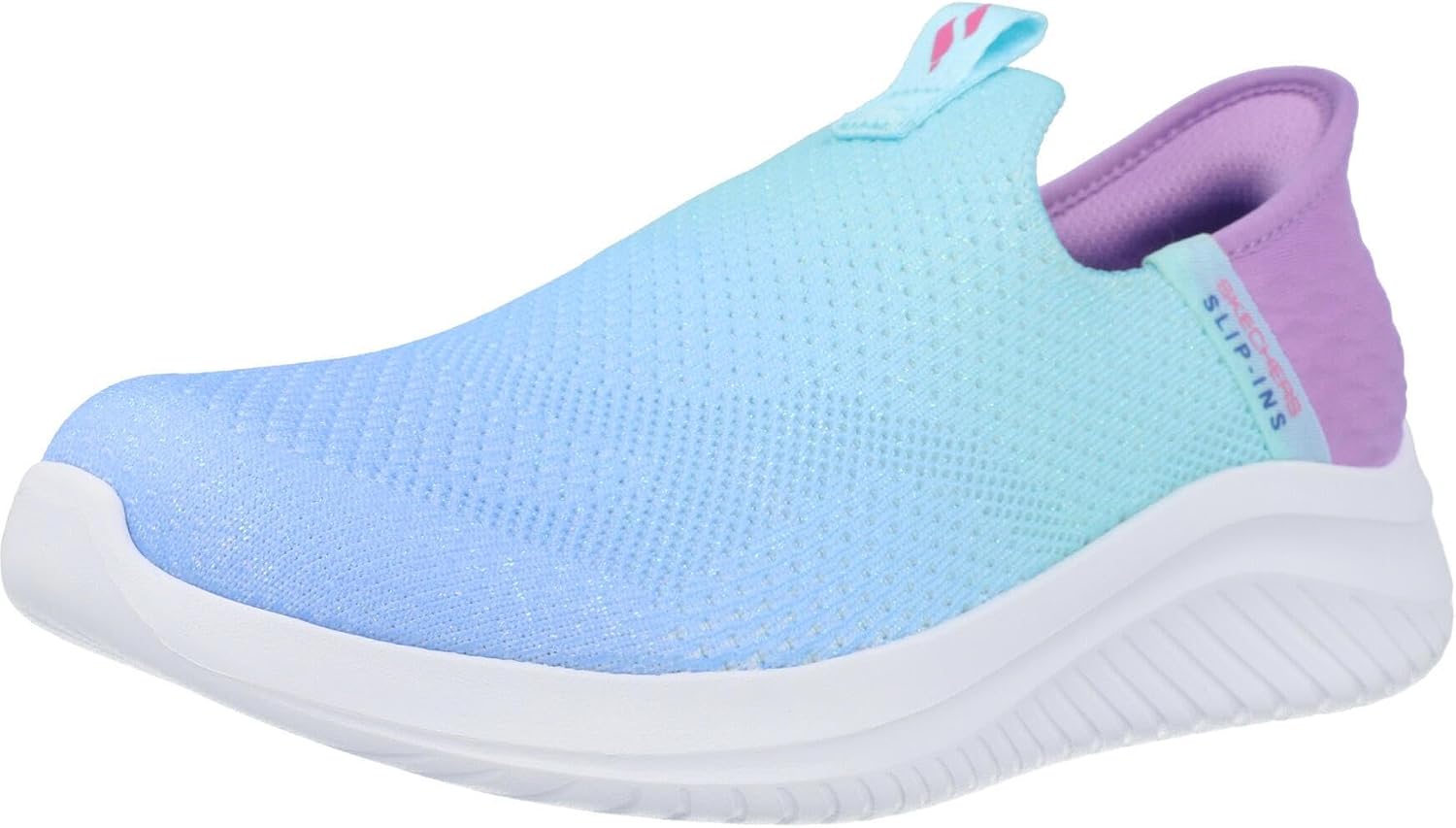 Thumbnail 6 de Skechers Girl's Ultra Flex 3.0 Color Boost Slip-in Trainers