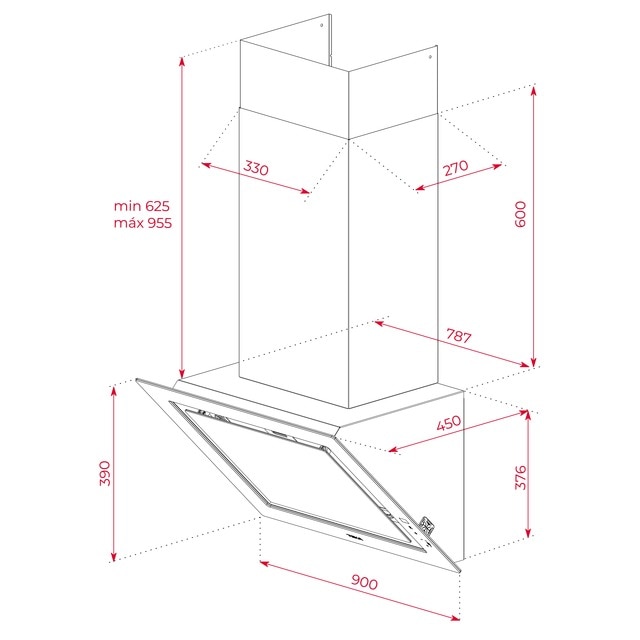 Thumbnail 1 de Teka DLV 99677 campana Wifi 150 mm