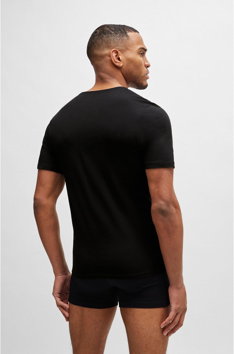 Thumbnail 6 de Lot de trois t-shirts en coton à col V BOSS Hommes TShirtVN 3P Classic