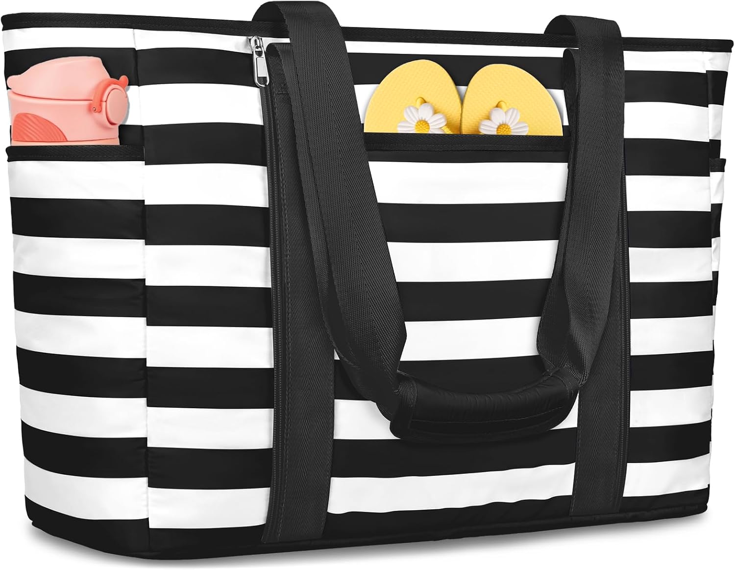 Detalle de KTUEOV Borsa Mare Donna Grande 45L: Borsa Spiaggia XXL Impermeabile e Pieghevole