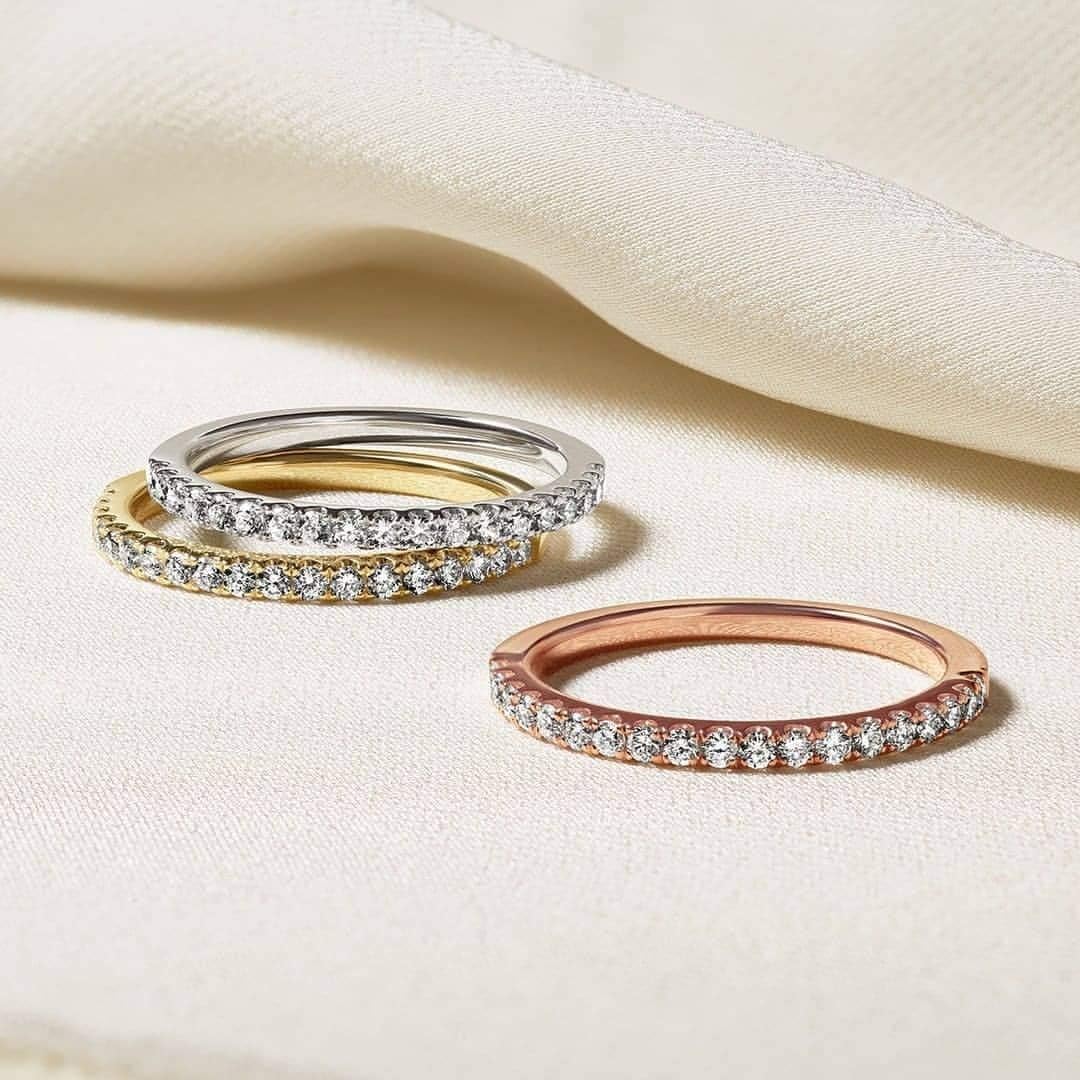 Thumbnail 1 de Zakk Eternity Ring Damen Ewigkeitsring Vorsteckring Silber 925 mit Zirkonia 2 mm