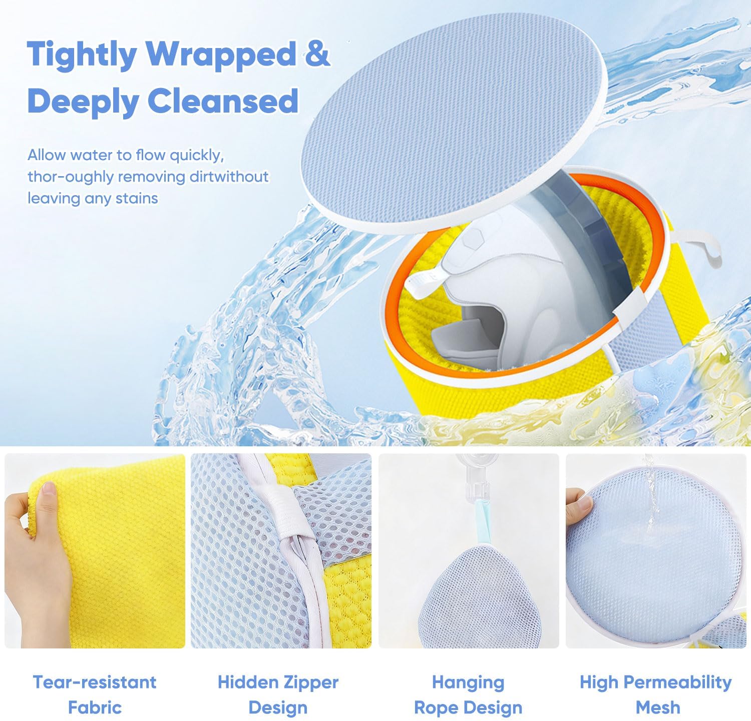 Detalle 2 de Teletrogy Shoe Wash Bag 7 x 13 in