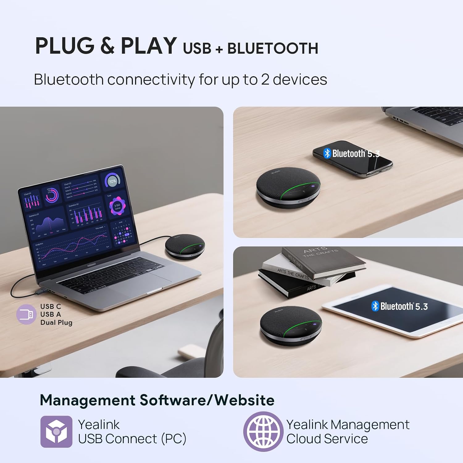 Thumbnail 6 de Yealink USB speakerphone SP92