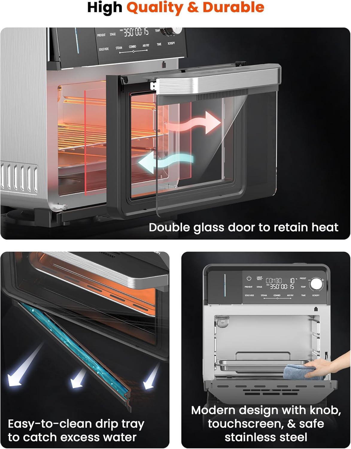 Thumbnail 6 de Nuwave Combi Steam Oven 120 presets