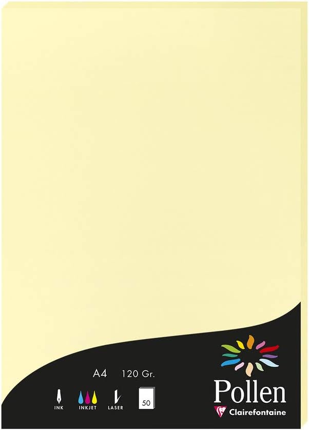 Detalle de Clairefontaine 11332C Pacco da 25 Biglietti Pollen Colore Grigio Koala, formato C6