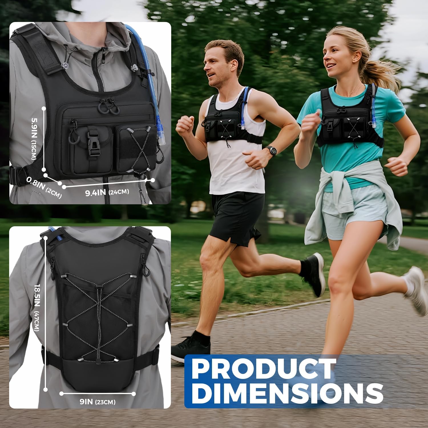 Thumbnail 6 de Criuage Hydration Vest with 2.0L Bladder