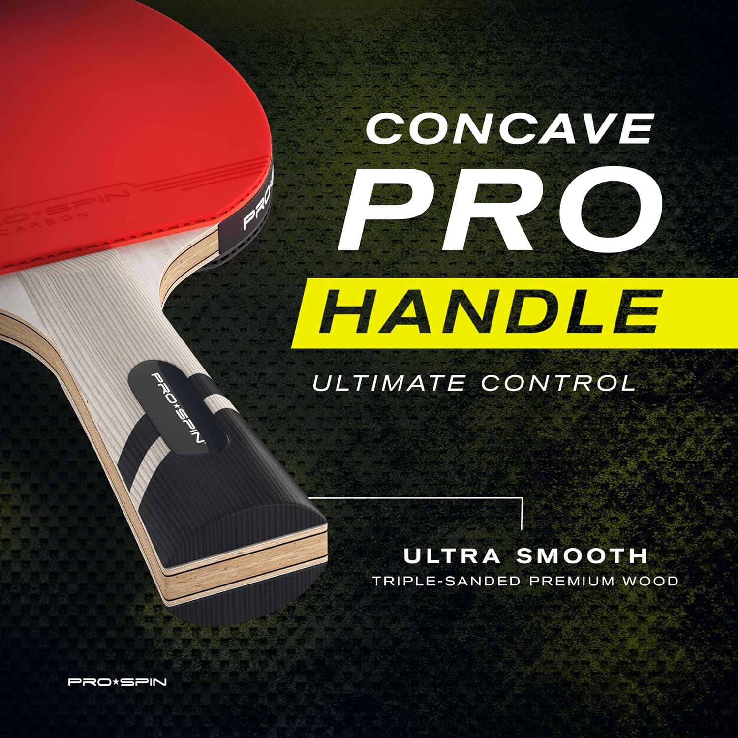 Detalle de PRO-SPIN Carbon Fibre Table Tennis Bat